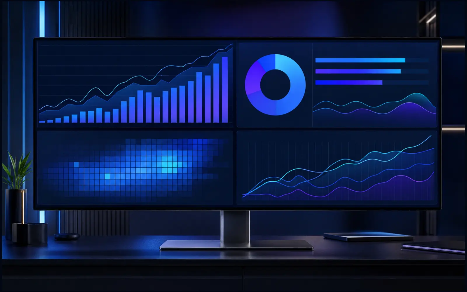 Dashboard de campanhas de tráfego pago e performance